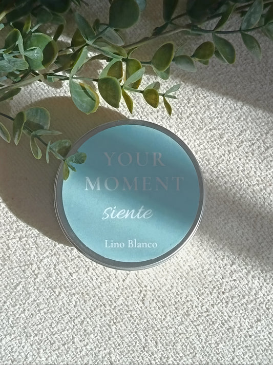 Siente . Lino Blanco