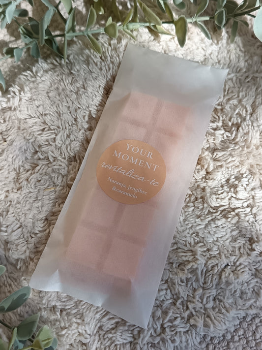 Wax tablet Naranja, Jengibre & Caramelo